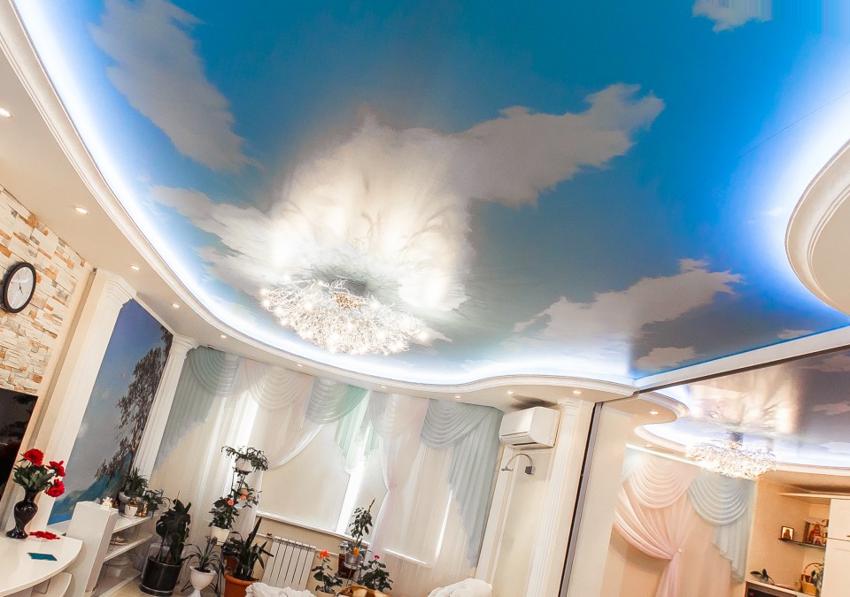 Заказать потолок с фотопечатью в г. Зубцов